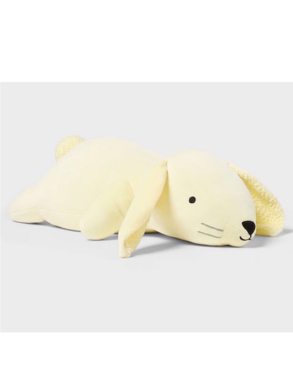 Bunny Weighted Plush 3.3lbs Throw Pillow Yellow - Pillowfort